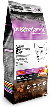 Probalance (Пробаланс) Сухой корм для собак с говядиной и кроликом, 15 кг
