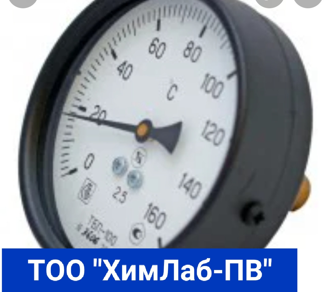Термометр биметаллический ТБП 100/100 ТЗ (0-160) - фото 1 - id-p95646864