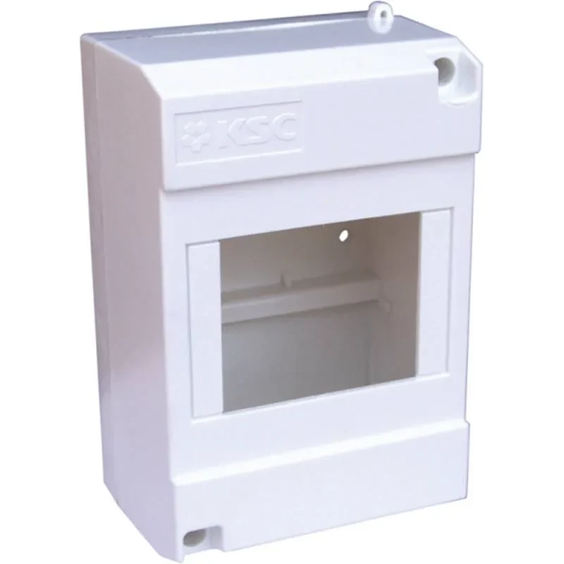 выкл. бокс оп кмпн 1/4 для 2-4-х авт. бокс под 4 автомата. бокс 4-местный bylectrica кно-4 белая, наруж. установки иэк.