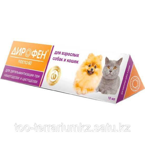 Дирофен-паста 60 для взрослых собак и кошек - фото 1 - id-p95655474