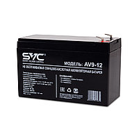 Батарея, SVC, AV9-12, Свинцово-кислотная 12В 9 Ач, Вес: 2,5 кг, Размер в мм.: 151*65*100 TVR889 Батарея, SVC, AV9-12, Свинцово-кислотная 12В 9 Ач, Вес: 2,5 кг, Размер в мм.: 151*65*100