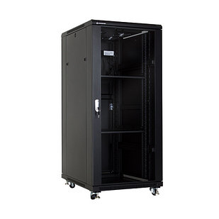 Серверный шкаф Linkbasic 32U, 600*800*1600 Напольный, передняя дверь стеклянная, 2 полки