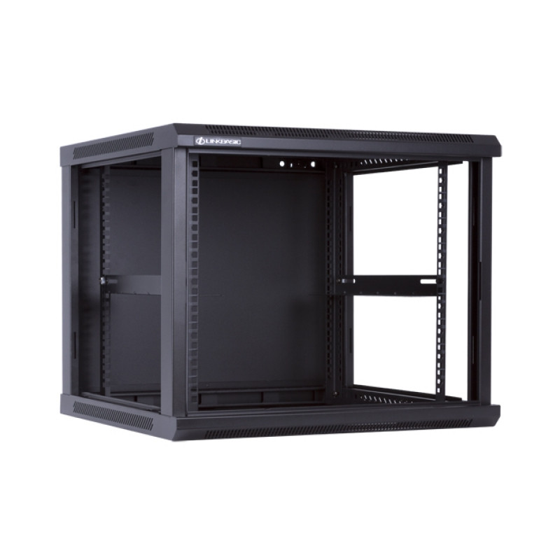 9U Телекоммуникационный шкаф настенный, 600*600*500, цвет черный LinkBasic - фото 2 - id-p95666010