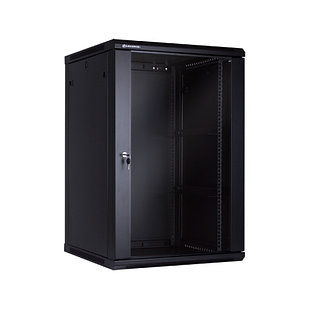 Телекоммуникационный шкаф 18U настенный, 600*600*901, цвет чёрный LinkBasic