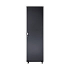 Шкаф напольный 42U, 600*800*2000, цвет чёрный, передняя дверь стеклянная LinkBasic, фото 2