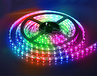 Су ткізбейтін жарықдиодты жолақ 5050, 60 Д/М (IP33), Түсі - RGB