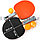 Набор для настольного тенниса 2 ракетки 3 шарика Kuailiwangzi 8305, фото 2