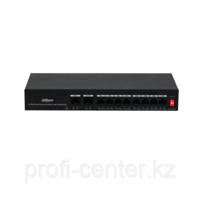 Коммутатор PFS3010-8ET-65 Сетевой 8ПоЕ+2uplink