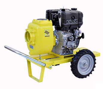 Мотопомпа VAR 4-100 MLD10 G10 TROLLEY производитель VARISCO S.p.A. (Италия), фото 1
