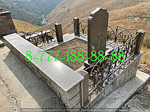 Мусульманская могила облицована гранитной плиткой, фото 3