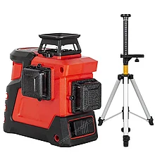 Лазерный уровень RGK PR-3R + штанга-упор RGK CG-2
