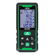 Лазерный дальномер RGK DL50G - зеленый луч