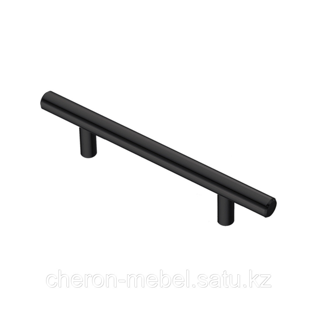 Ручка-рейлинг Ø10 мм, 96 мм, матовый черный