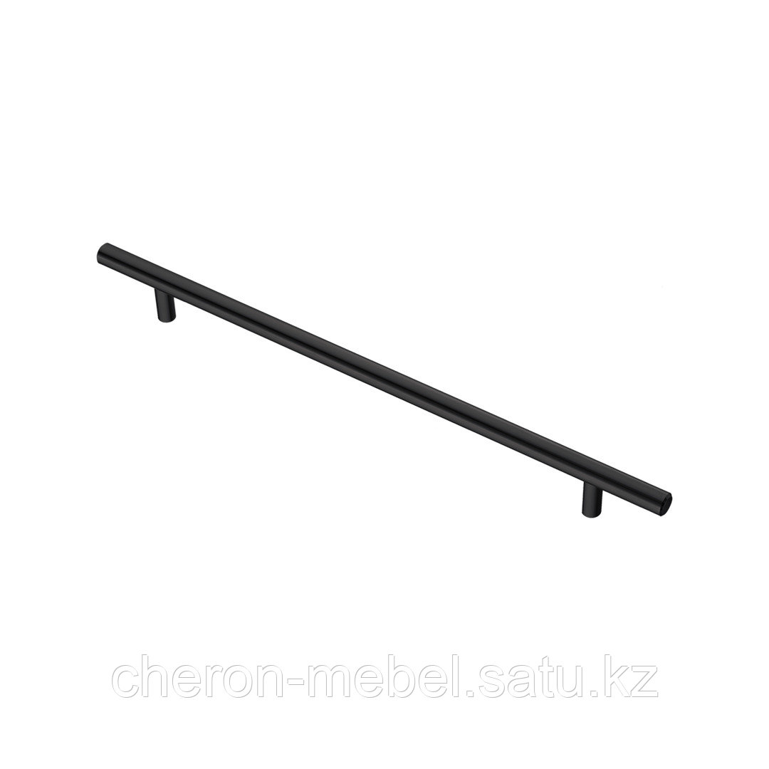 Ручка-рейлинг Ø10 мм, 256 мм, матовый черный