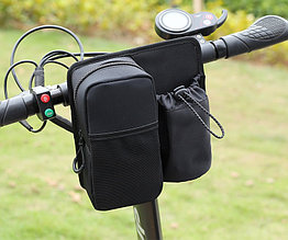 Четкая сумка на руль электросамоката или велосипеда с держателем воды. Kaspi RED. Рассрочка.
