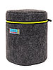 Органайзер для хранения "Корзинка "NEON" с откидной крышкой, тёмно-серый, 21х21х26см, 7л, фото 2