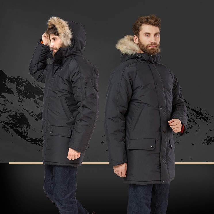 Куртка мужская зимняя "Аляска" цвет черный, фото 1