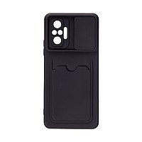 Чехол для телефона X-Game XG-S086 для Redmi Note 10 Pro Чёрный Card Holder, фото 1