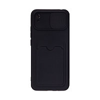 Чехол для телефона X-Game XG-S016 для Redmi 9A Чёрный Card Holder, фото 1