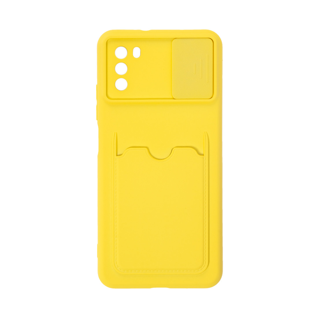 Чехол для телефона X-Game XG-S121 для POCO M3 Жёлтый Card Holder