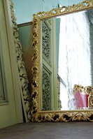Оформление зеркала в ванной по индивидуальному заказу