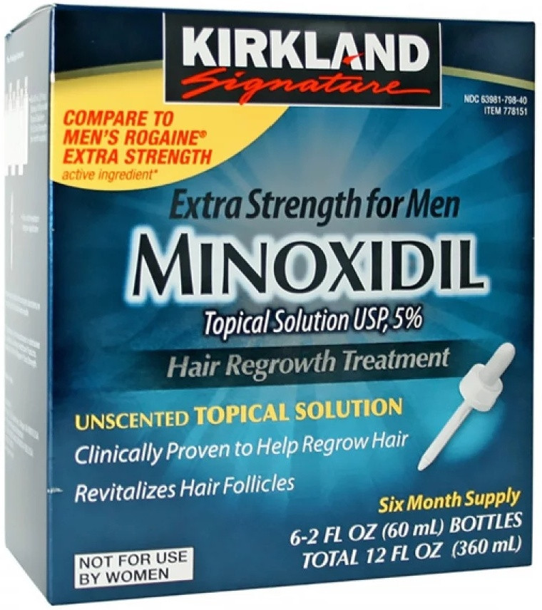 Minoxidil 5% для мужчин 6 флаконов 60 мл + пипетка - фото 3 - id-p95719527