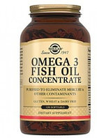 БАД Solgar Omega-3 Fish oil Concentrate 1000 mg 120 капсул
