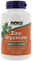 БАД NOW Zinc Glycinate 30 мг №120