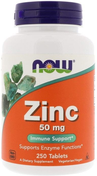 Витамины NOW Zinc 250 таблеток - фото 1 - id-p95719671