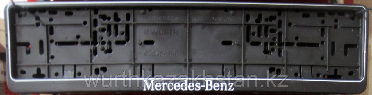 Подномерник Mercedes одноцветная печать - фото 9 - id-p45980714