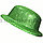 Шляпа котелок карнавальная блестящая зеленая, фото 4