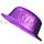Шляпа котелок карнавальная блестящая фиолетовая, фото 4