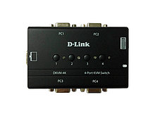 D-link DKVM-4K KVM переключатель 4-x портовый с портами PS/2 и VGA