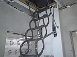 Чердачная лестница металлическая ножничная Fakro LST 60*120*280см, фото 3