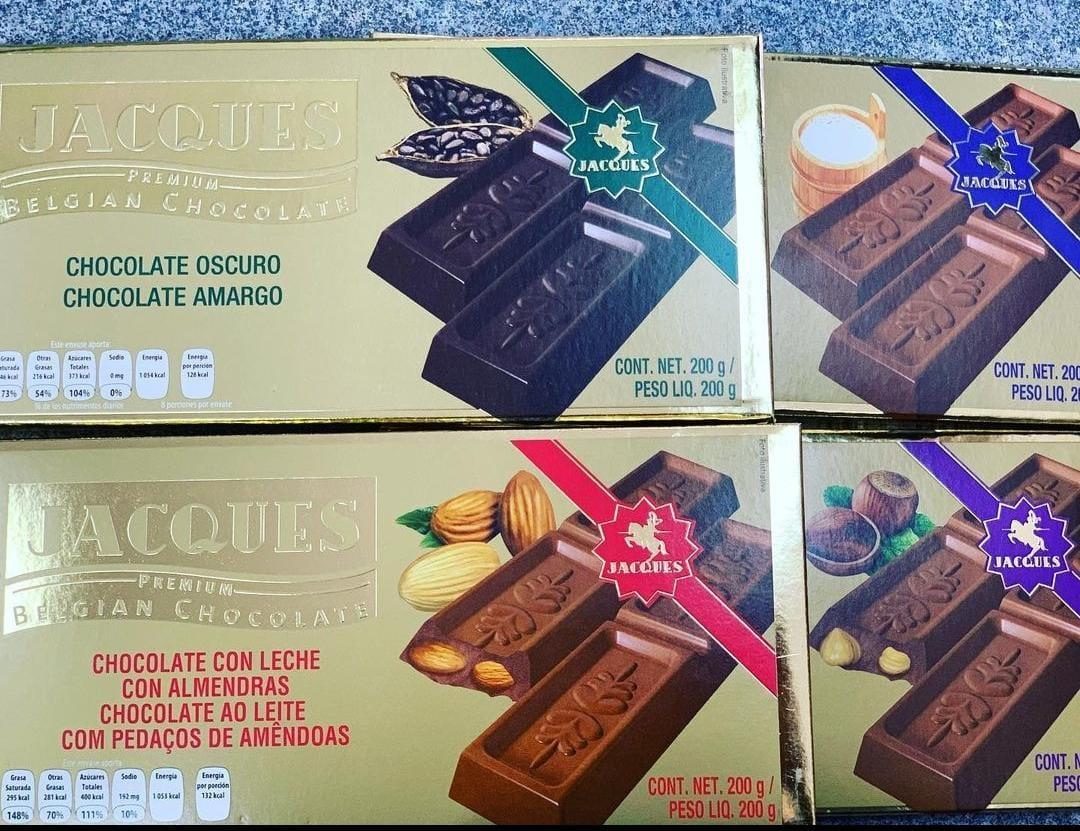 Бельгийский шоколад Jacques 200 гр (Ассорти вкусов)