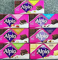 Молочный шоколад Alpia (в ассортименте вкусы) 100 гр., фото 1