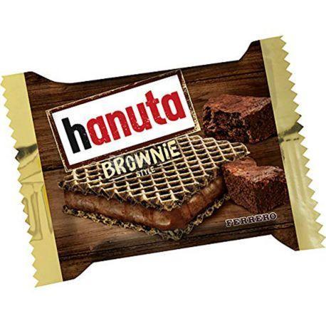 Hanuta huzelnuss вафли Brownie 22гр (10шт-упак)