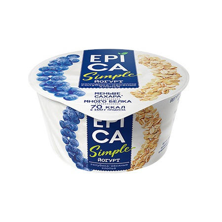 Йогурт Epica Simple 1,5% 130г, фото 2