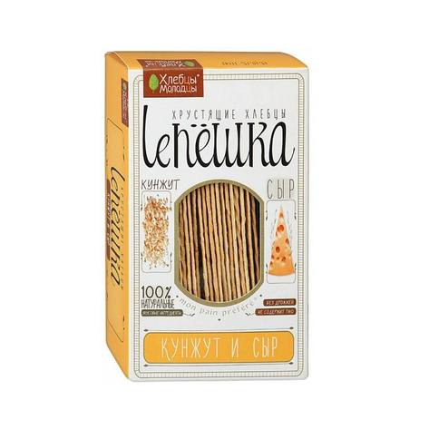 Хлебцы хрустящие Лепешка лук и семена льна 150 г, фото 2