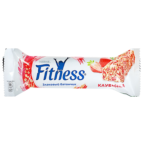 Батончик Fitness с клубникой 23,5г, фото 2