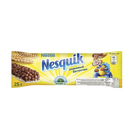 Батончик Nesquik злаковый 25г, фото 2