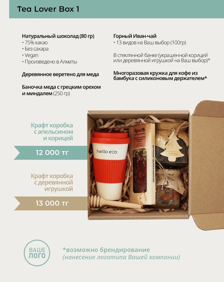 Tea Lover Box 1 (крафт бокс)