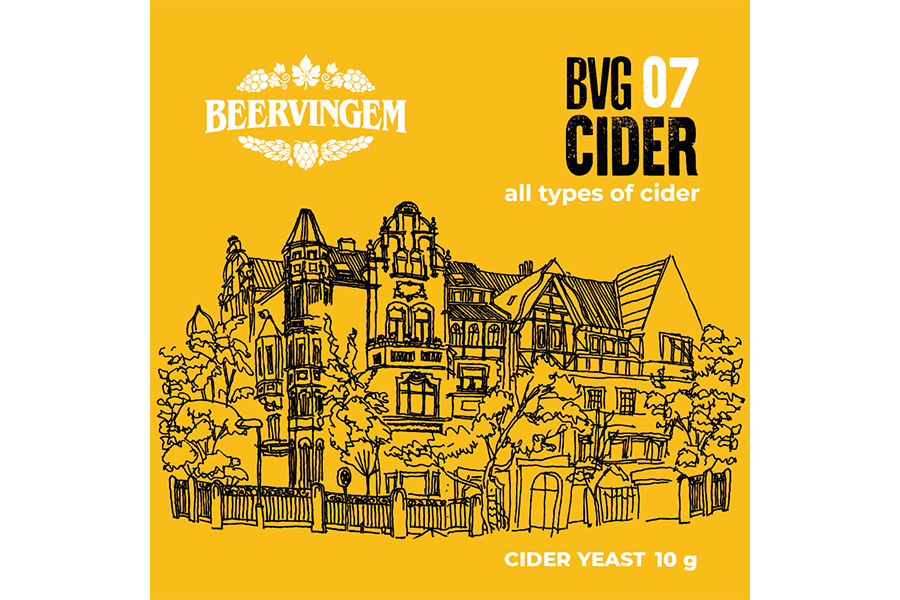 Дрожжи для сидра Beervingem "Cider", 10 г - фото 1 - id-p95746491