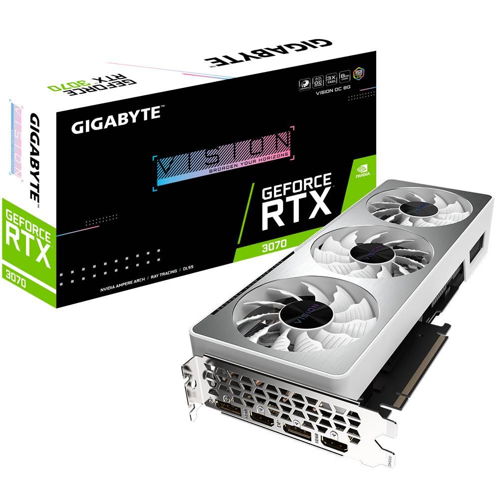 Видеокарта RTX 3070 Gigabyte Vision 8GB