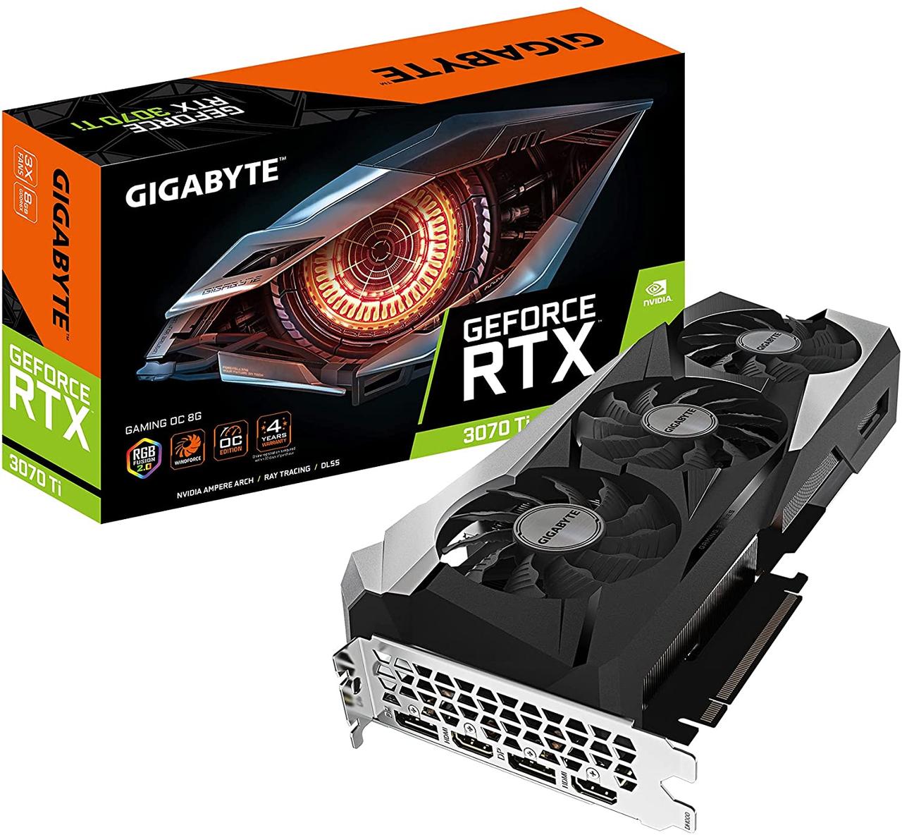 Видеокарта RTX 3070TI Gigabyte Gaming OC - фото 1 - id-p95748880