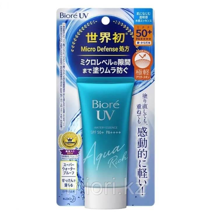 Солнцезащитная эссенция Biore UV Aqua Rich Watery Essence SPF50+ - фото 1 - id-p95753471