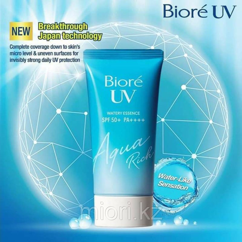 Солнцезащитная эссенция Biore UV Aqua Rich Watery Essence SPF50+ - фото 5 - id-p95753471