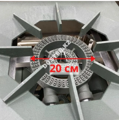 Газовая плита 8 конфорки (расстояния меж конф, 5см) F13 - фото 4 - id-p95757056