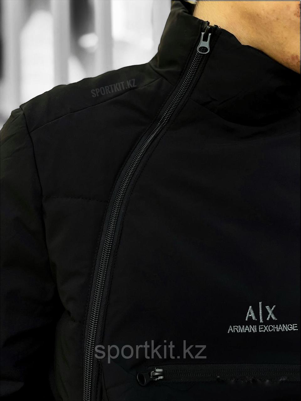 Мужская куртка Armani 2936, черная - фото 3 - id-p95757199