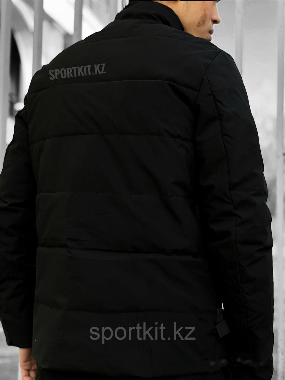 Мужская куртка Armani 2936, черная - фото 4 - id-p95757199